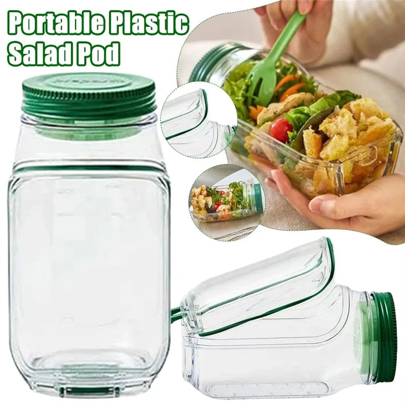 Portable Plastic Salad Pod