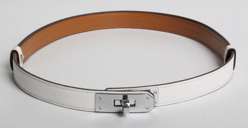 New kelly leather thin belt
