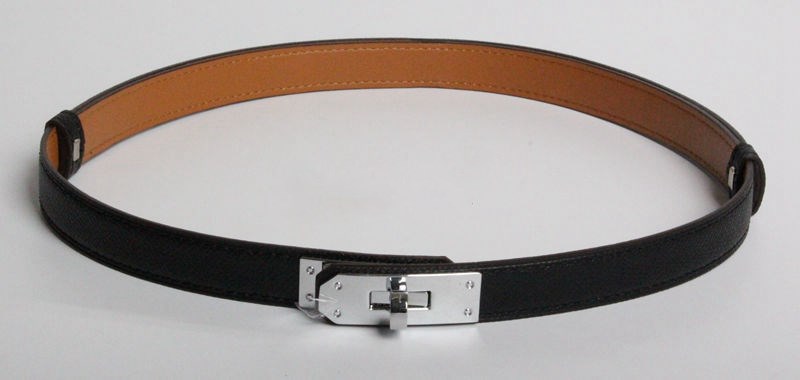 New kelly leather thin belt