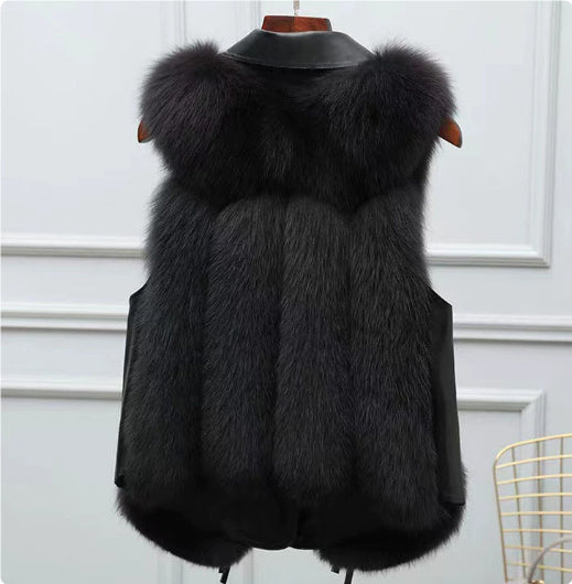 Faux Fox Fur Vest