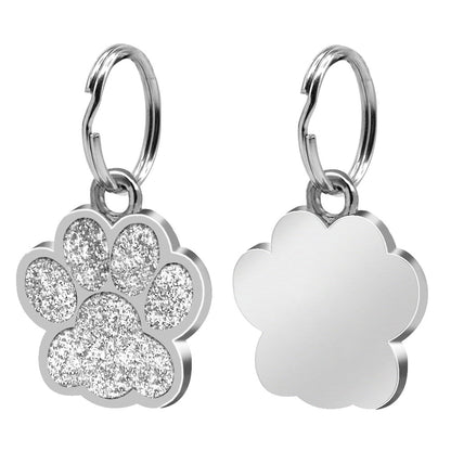 Footprint pet tag