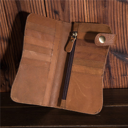 Dragon Grain Vintage Leather Wallet