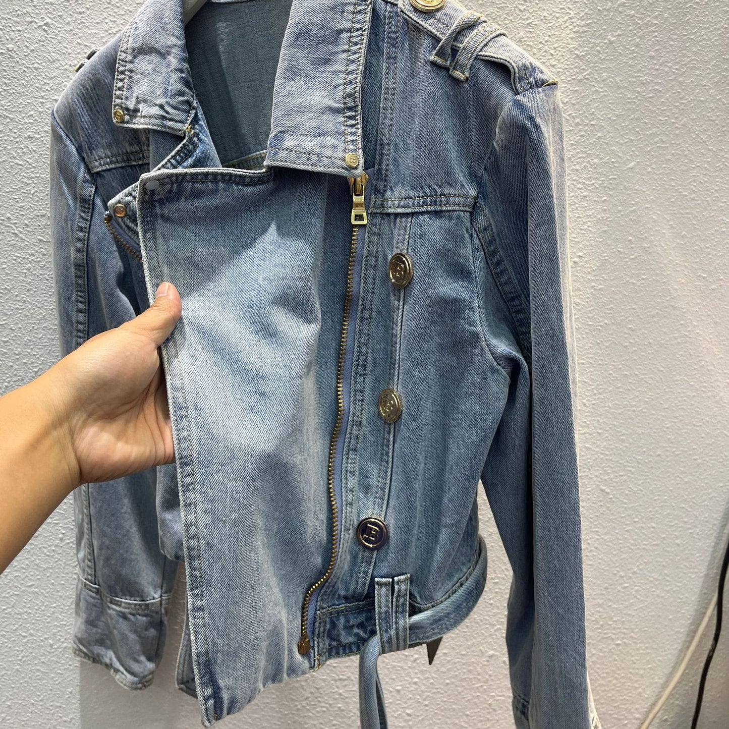 Denim Button Jacket