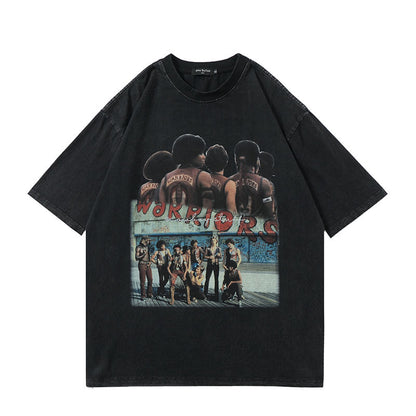 Lightning Skull Hip Hop Streetwear T-Shirt