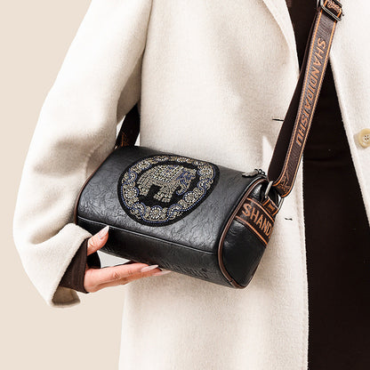 Vintage Diamond Shoulder Bag