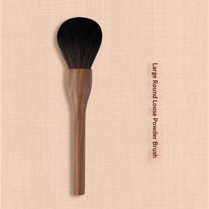 Vintage Soft Black Walnut Makeup Brush