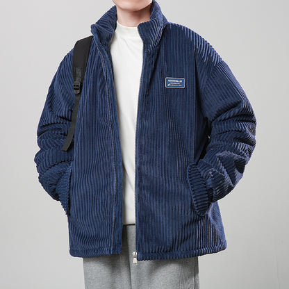 Corduroy Cotton-padded Coat