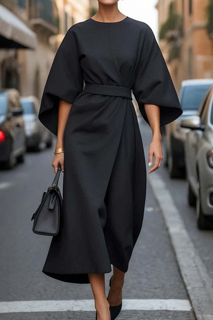 Batwing Sleeve Dress