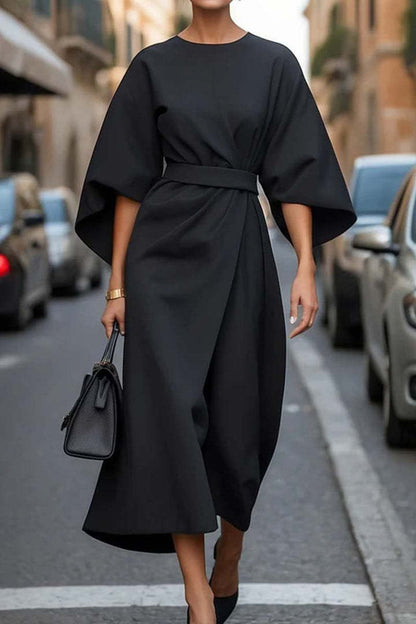 Batwing Sleeve Dress