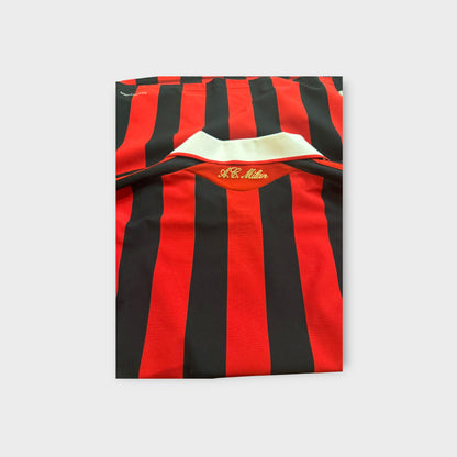 AC Milan 2008/2009 Home Long Sleeve Football Shirt Adidas Men’s Size L