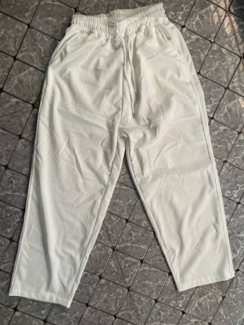 Stretch Work Cropped Pants