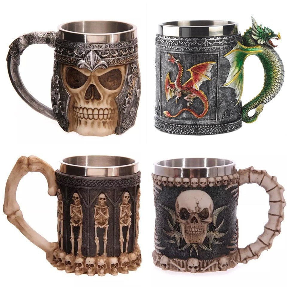 3D Skull Mugs Coffee
