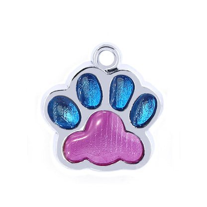 Footprint pet tag