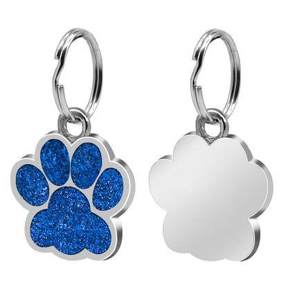 Footprint pet tag