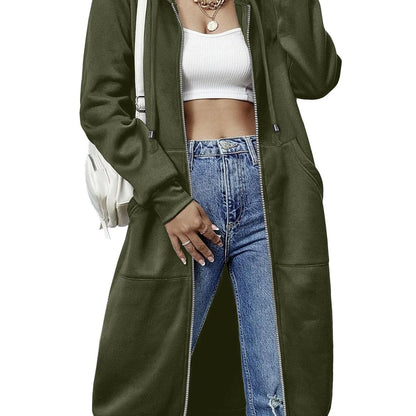 Women'S Casual Long Hoodie Sweatshirt