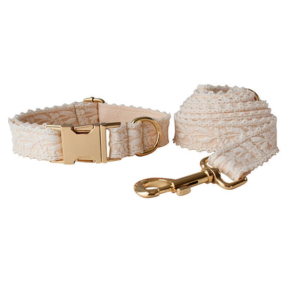 Leaf Lace Pet Metal Collar
