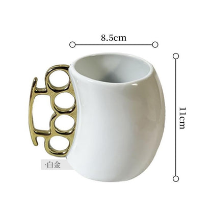 Brass Knuckle Coffee Mug