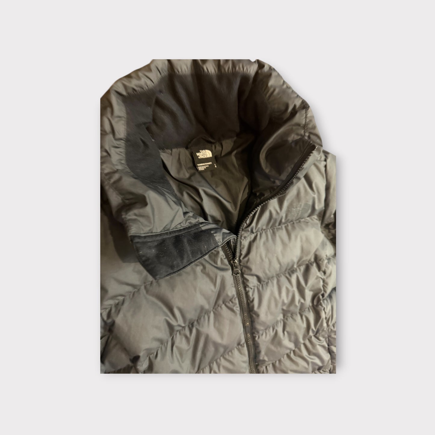 The North Face Women’s 600 Fill Down Quilted Long Parka Puffer Jacket Black Large