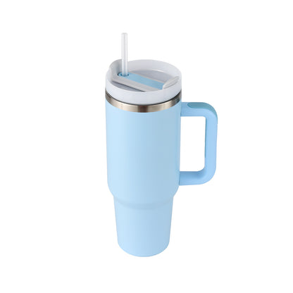 40 Oz Tumbler With Handle Straw