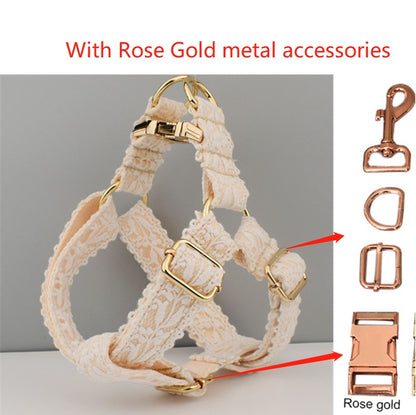 Leaf Lace Pet Metal Collar