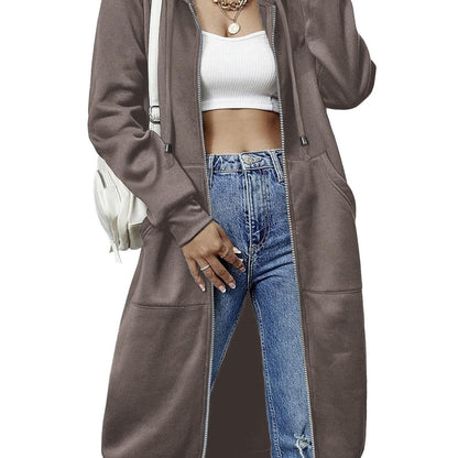 Women'S Casual Long Hoodie Sweatshirt