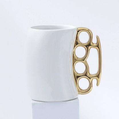 Brass Knuckle Coffee Mug