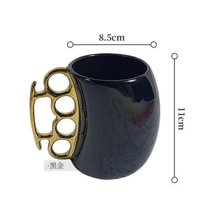 Brass Knuckle Coffee Mug