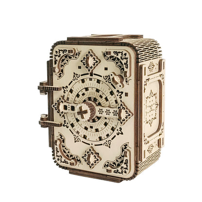 Stereo Jigsaw Wood Jewelry Box