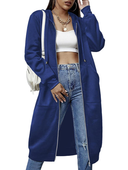 Women'S Casual Long Hoodie Sweatshirt