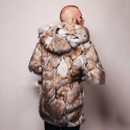 Men's Long Fur Coat
