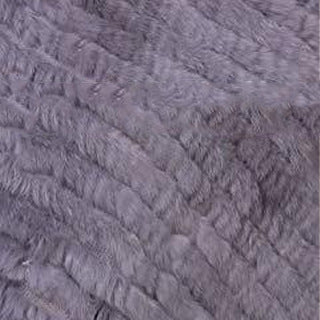 Rabbit Fur Woven Triangle Shawl