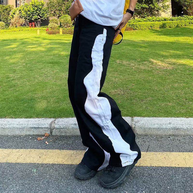 Black And White Rework Jeans