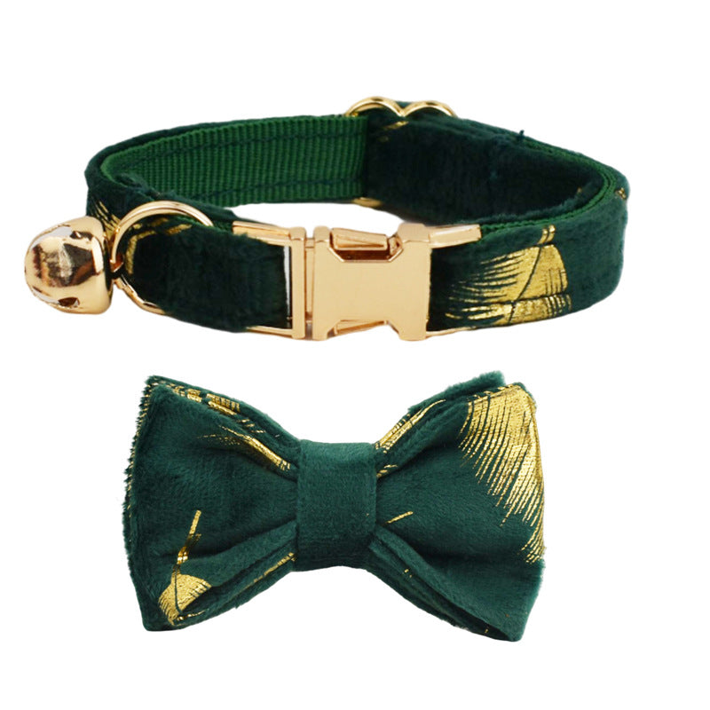 Cute Bell Bow Scarf Pet Collar