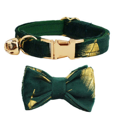 Cute Bell Bow Scarf Pet Collar