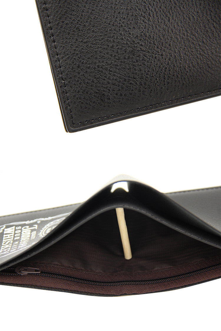 Men's Black Short Wallet