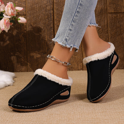 Plush Wedges Sandals