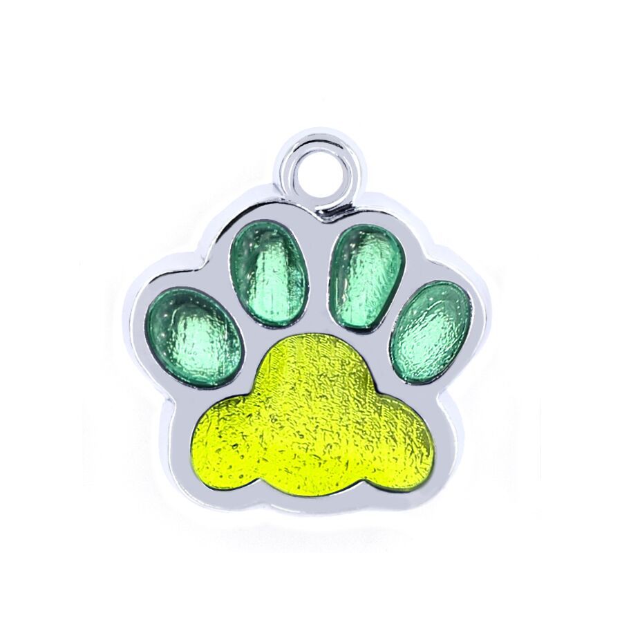 Footprint pet tag