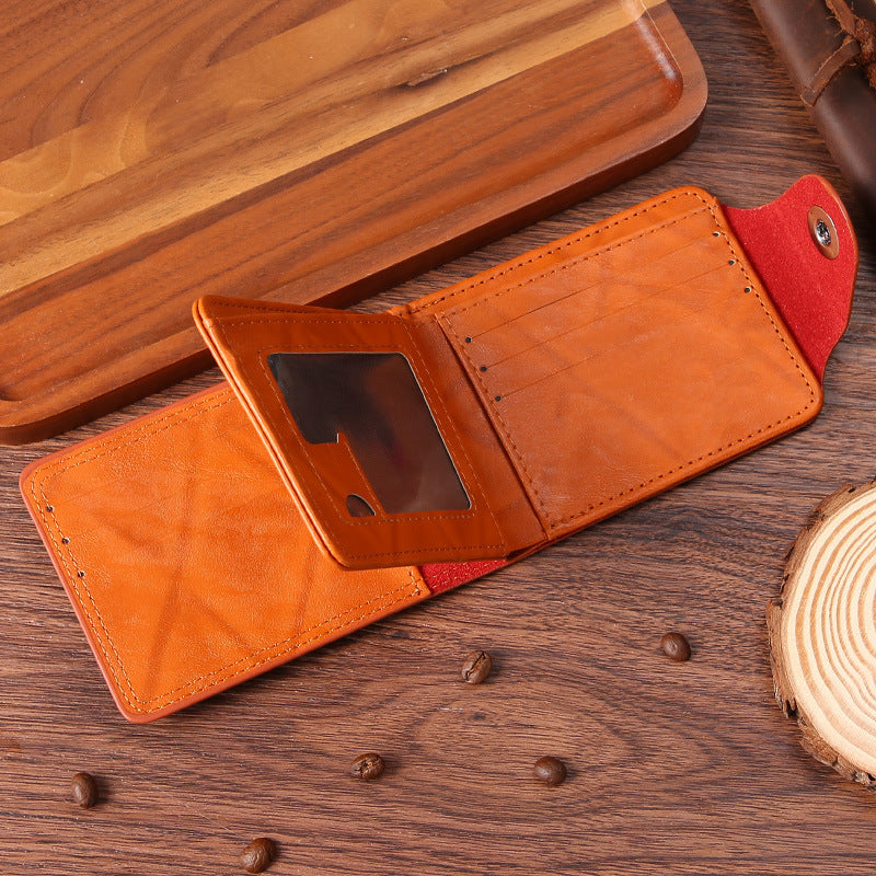 Two-fold Premium Buckle Wallet