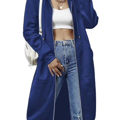 Women'S Casual Long Hoodie Sweatshirt