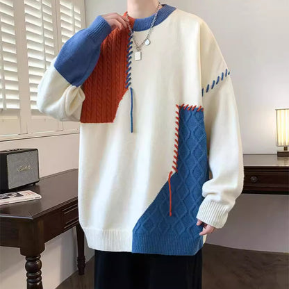 Colourblock Pullover Sweater