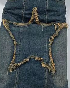 American-style Retro High Waist Irregular Skirt