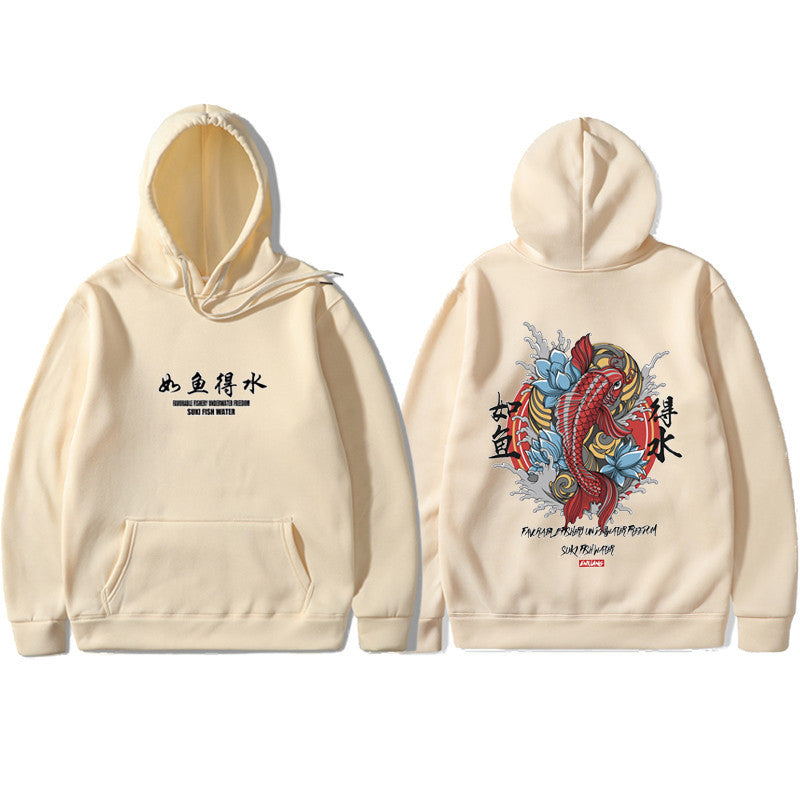 Mens Ukiyoe  Hip-Hop Hoodie