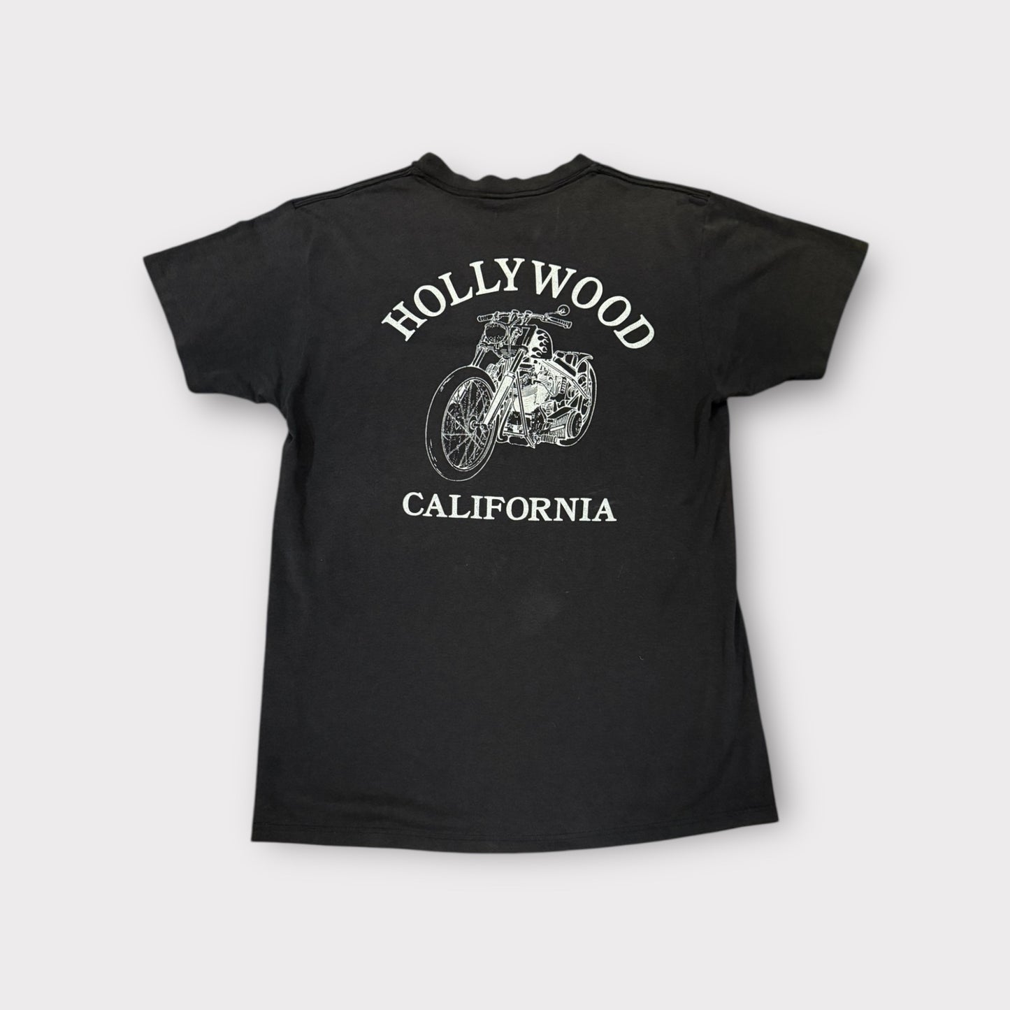 Vintage 1990 3D Emblem Harley-Davidson “Brothers In The Wind” Biker T-Shirt Men’s L Hollywood CA