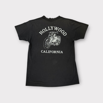 Vintage 1990 3D Emblem Harley-Davidson “Brothers In The Wind” Biker T-Shirt Men’s L Hollywood CA