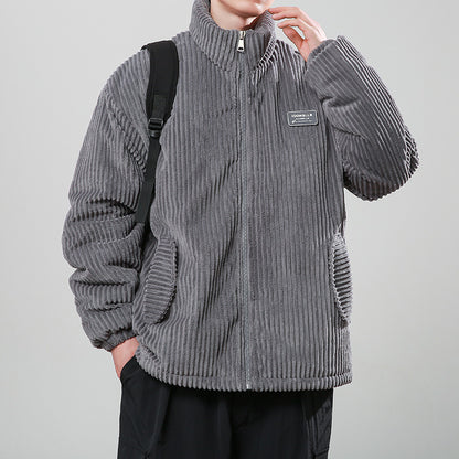 Corduroy Cotton-padded Coat