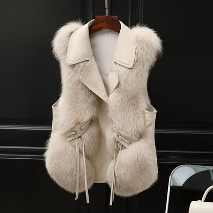 Faux Fox Fur Vest