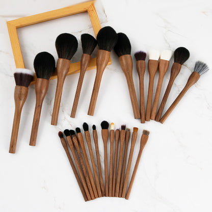 Vintage Soft Black Walnut Makeup Brush