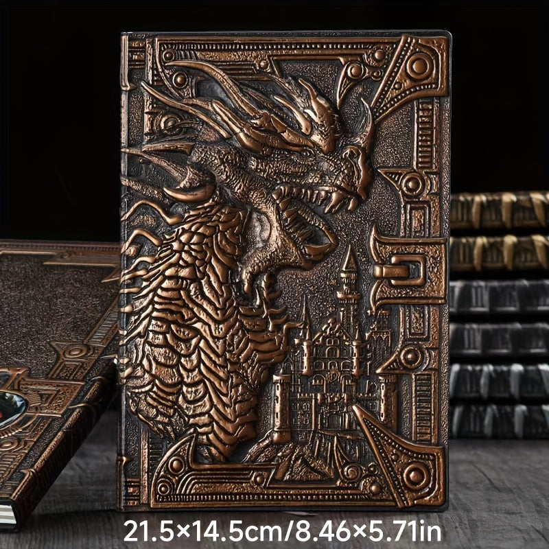 Vintage Embossed Dragon Notebook