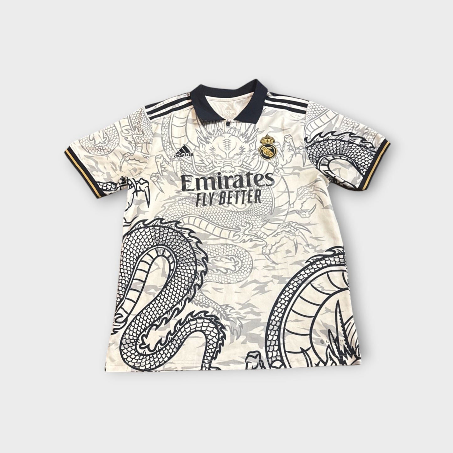 Real Madrid Jude Bellingham #5 Special Edition Men’s Soccer Jersey Emirates Fly Better Size XL