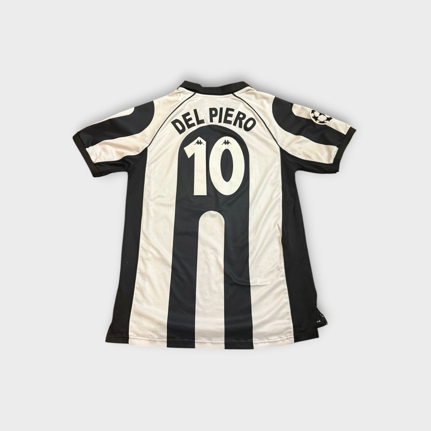 FC Juventus 1997-98 Home Jersey #10 Del Piero Kappa Soccer Football Shirt Size XL